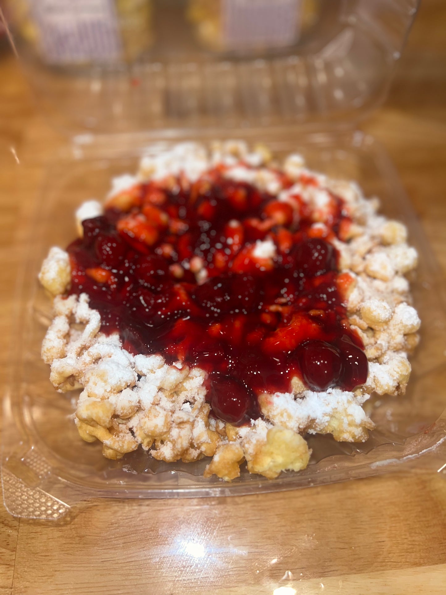 Cherry Pie Funnel Cake